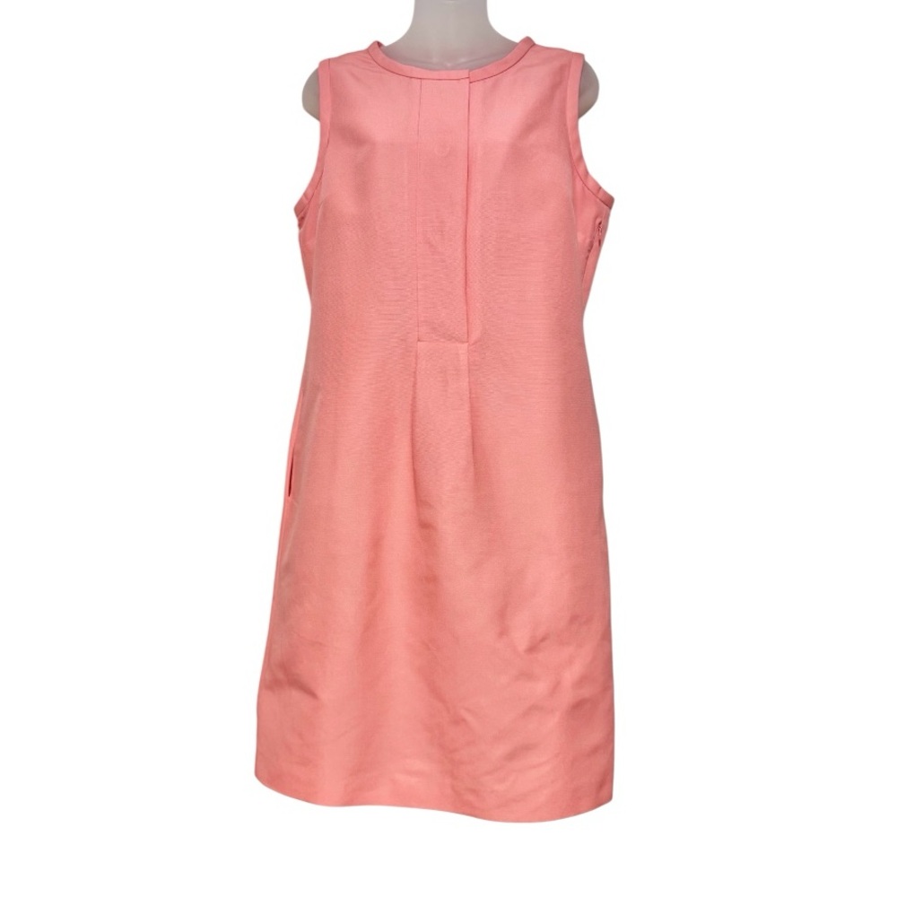NWT Talbots Coral Sleeveless Dress, Cotton/Silk Blend